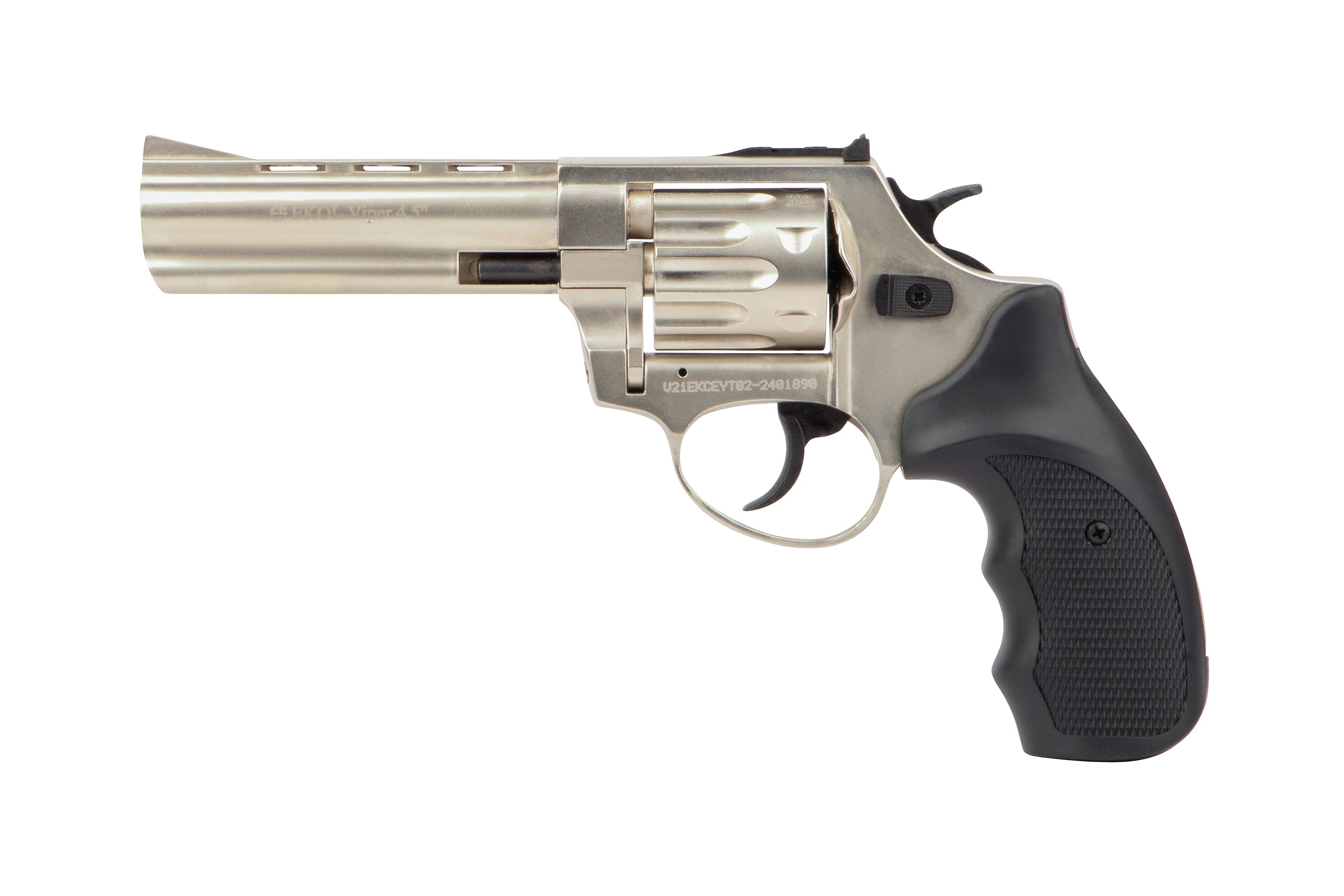 Ekol Viper 4,5'' Nickel 9 mm R. - Gas-Signal Ekol Viper 4,5'' Nickel 9 mm R. - Gas-Signal