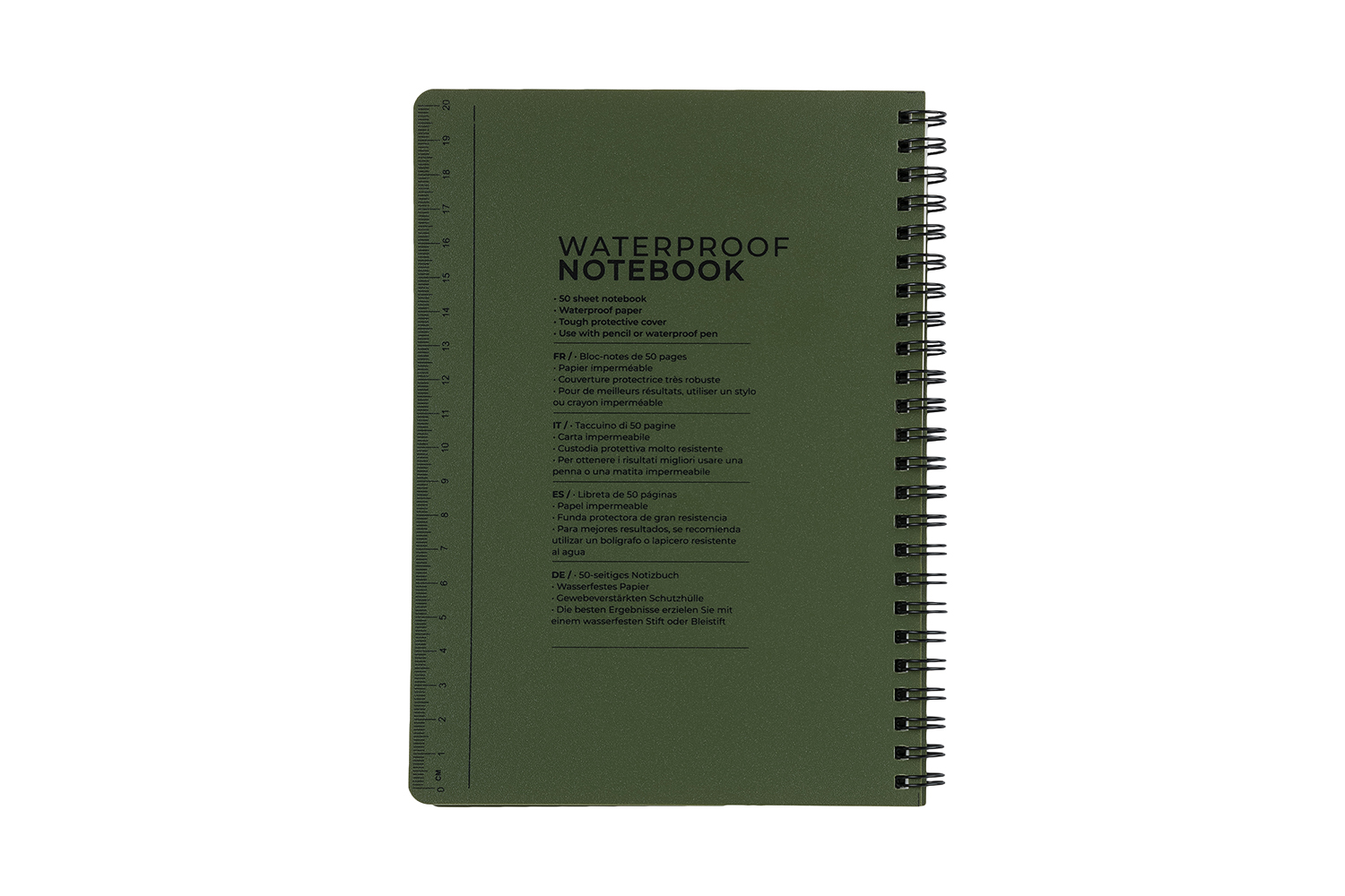 Highlander Forces Wasserfestes Notizbuch A5 Oliv