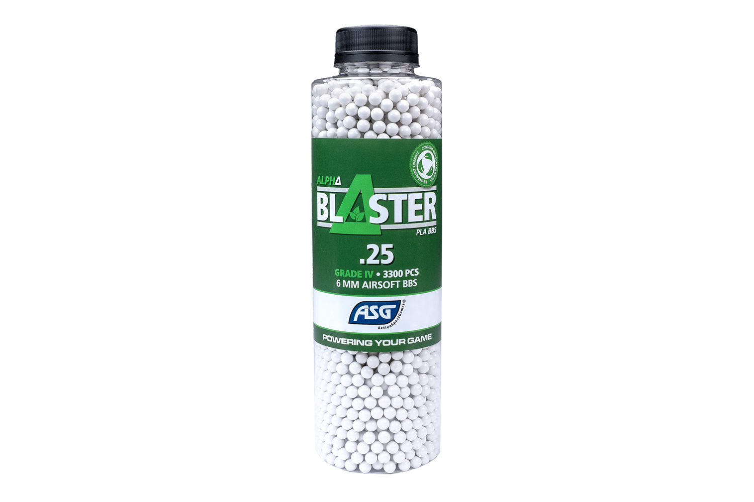 Alpha Blaster PLA 6mm BBs Weiß 0,25 g 3.300 Stück
