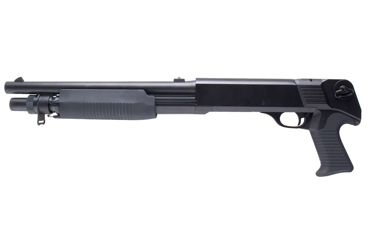 Franchi SAS 12 Schwarz 6mm - Airsoft Federdruck Pumpgun