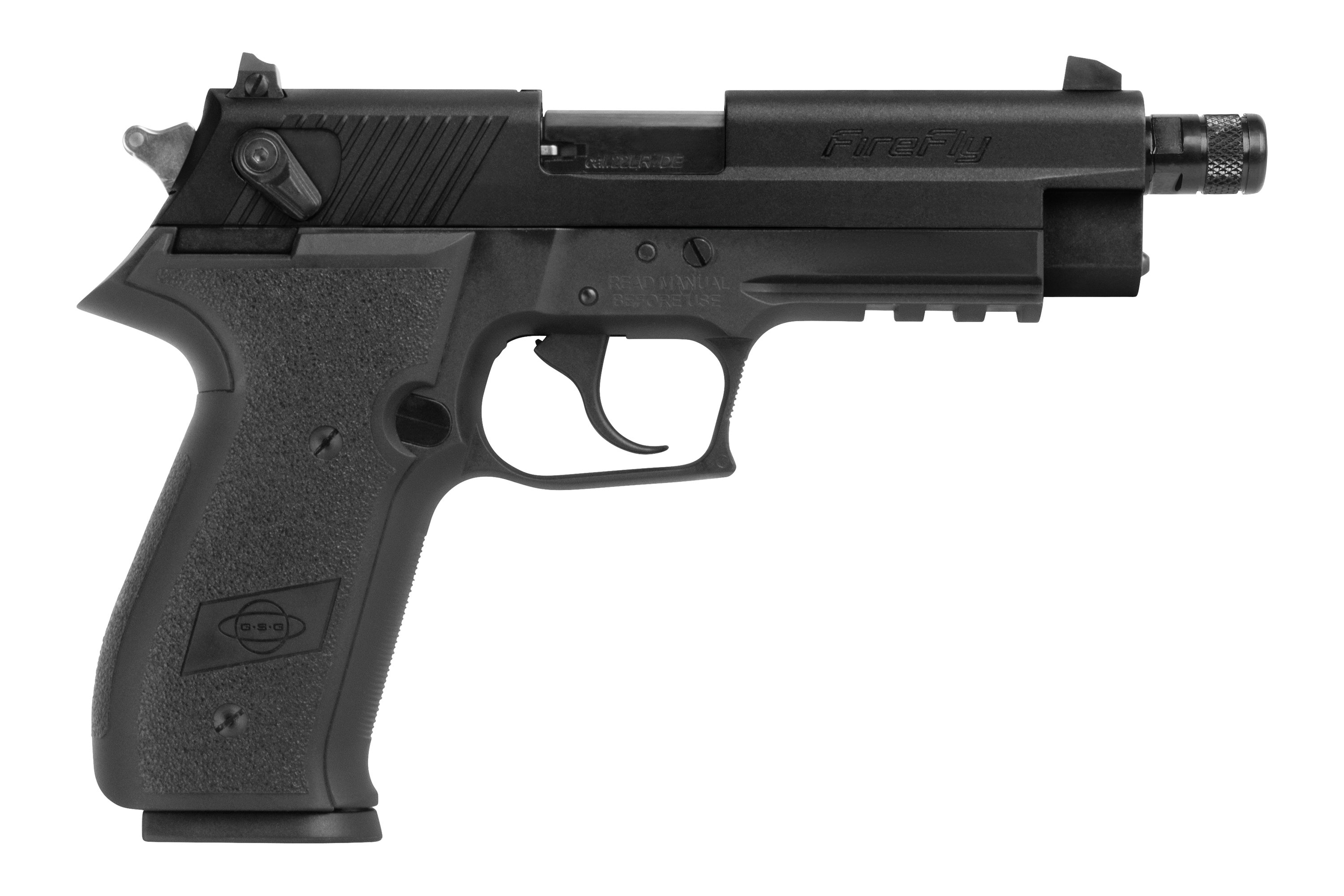 GSG FireFly SD Schwarz .22lr HV - Selbstladepistole