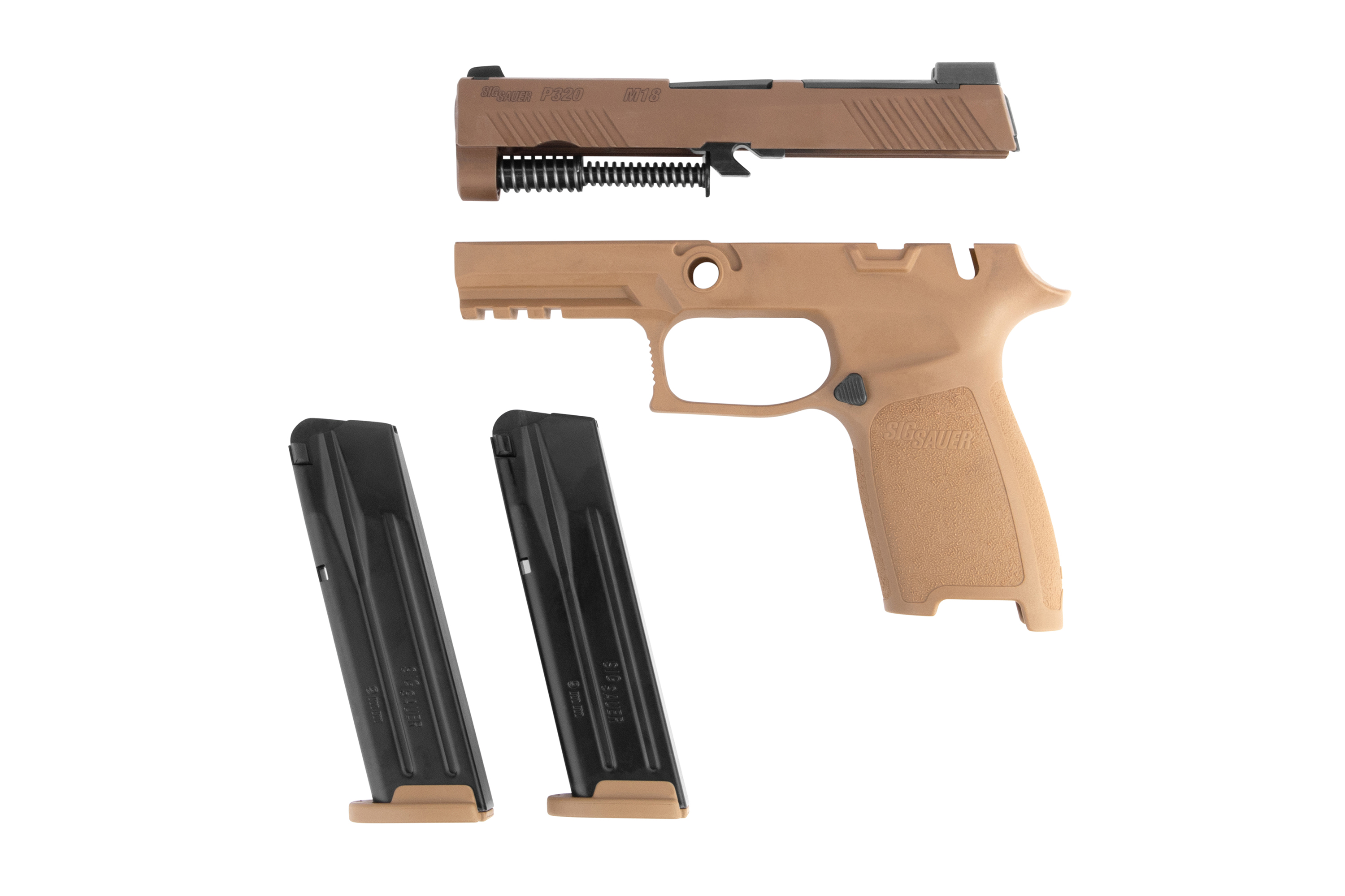 SIG SAUER Wechselsystem P320-M18 Coyote Tan 9 mm Luger SIG SAUER Wechselsystem P320-M18 Coyote Tan 9 mm Luger