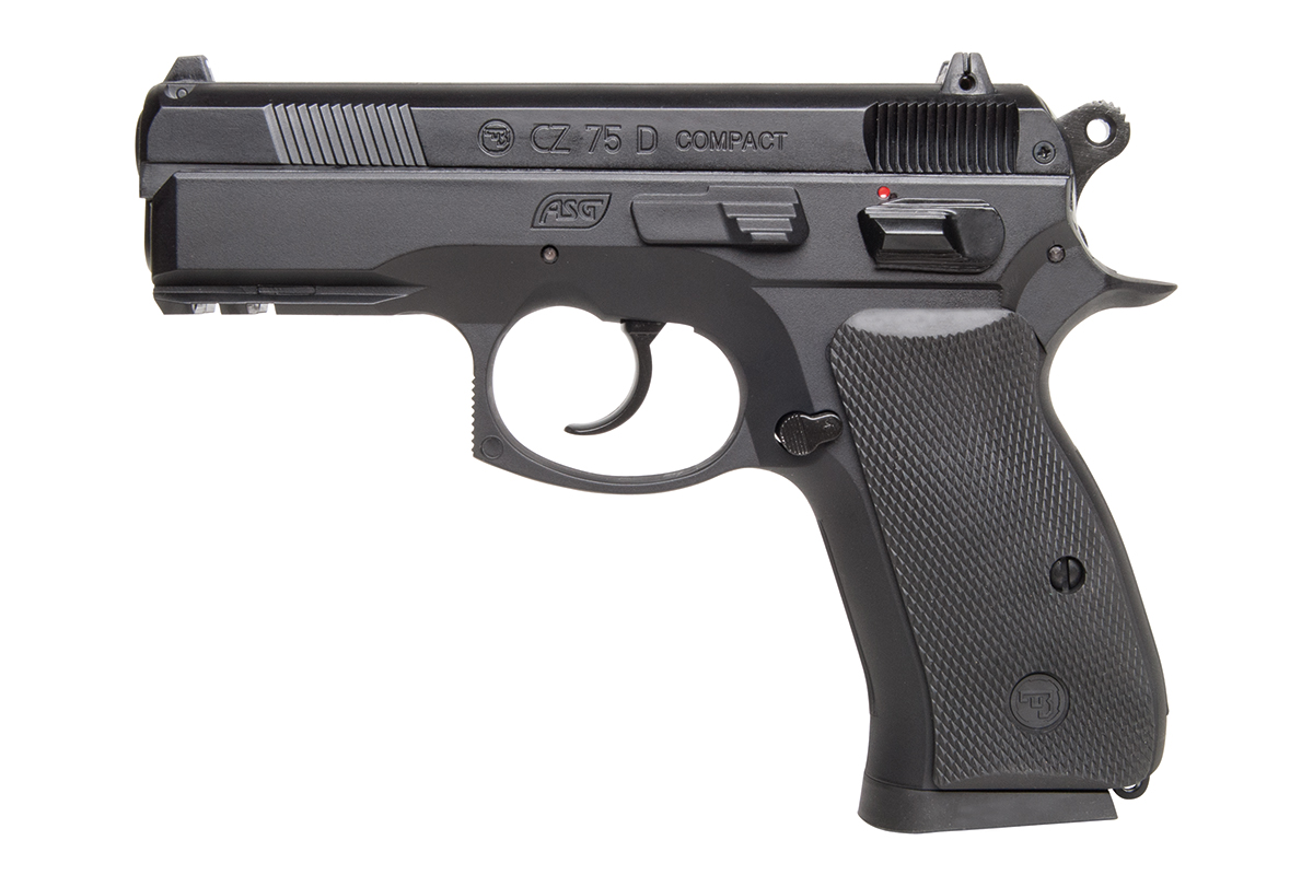 CZ 75D Compact Schwarz 4,5mm BB - Druckluft Co2 Non BlowBack CZ 75D Compact Schwarz 4,5mm BB - Druckluft Co2 Non BlowBack
