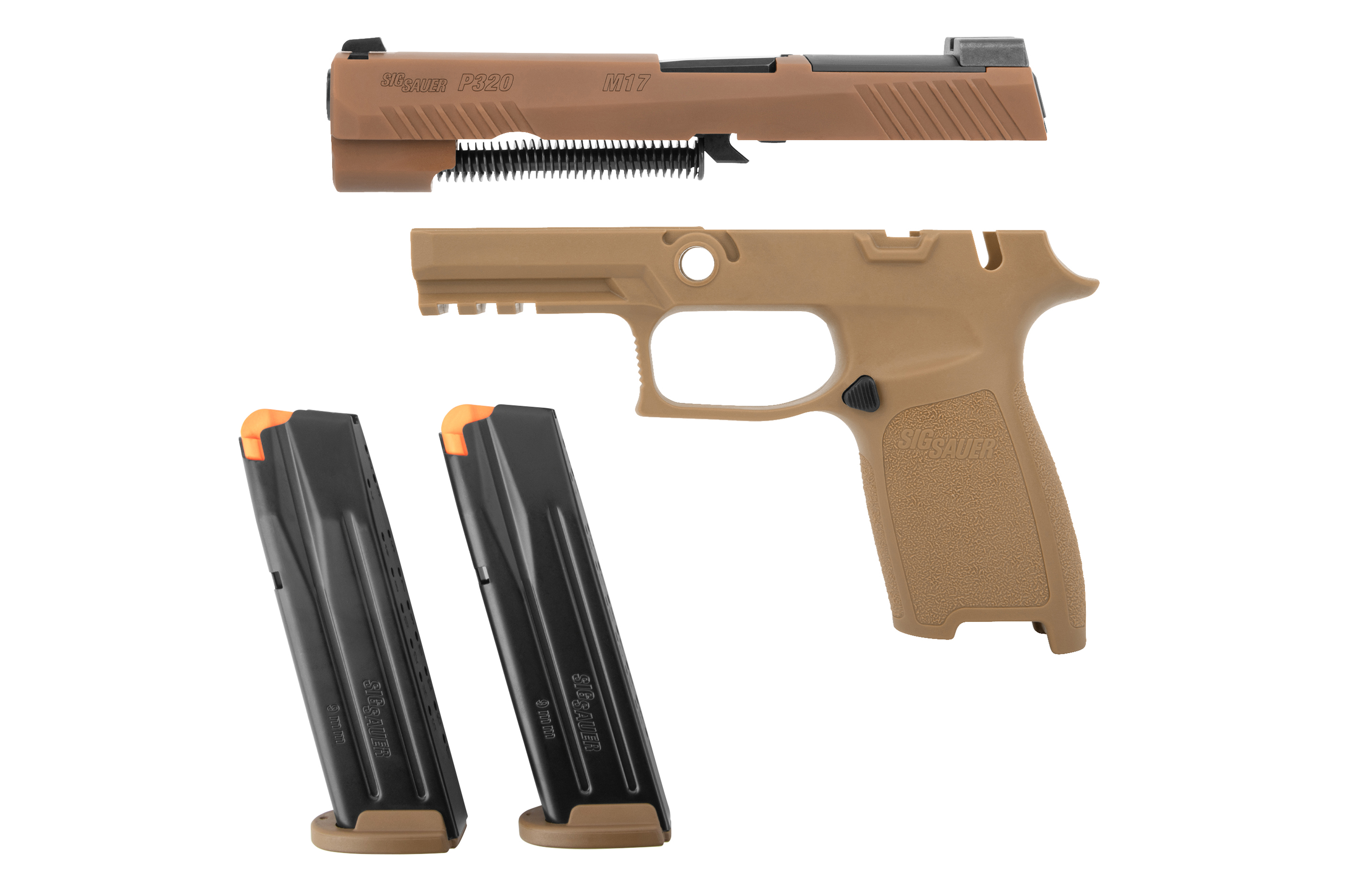 SIG SAUER P320 M17 Coyote Tan Wechselsystem 9mm Luger - Firearms