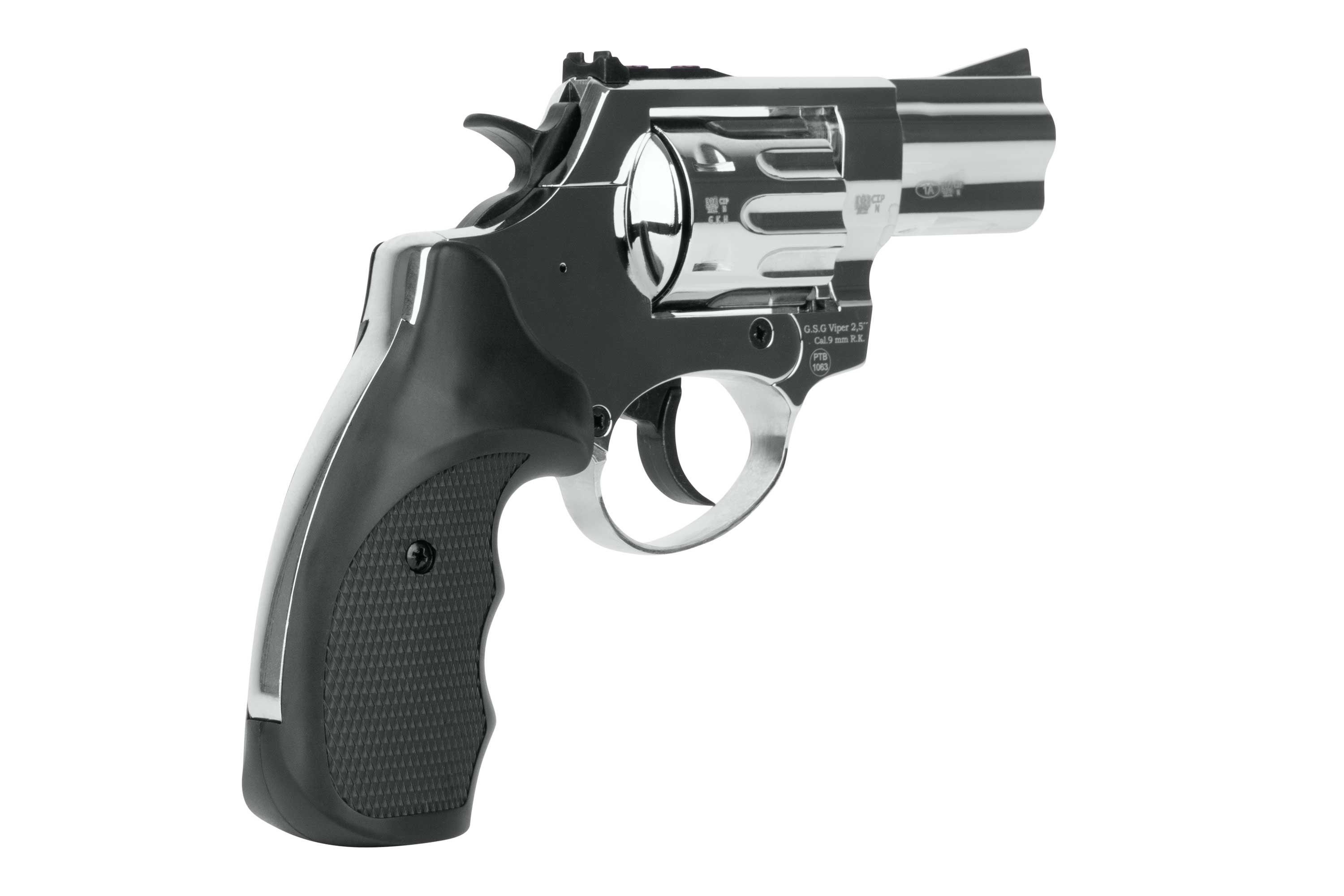 Ekol Viper 2,5'' Chrom 9mm R. - Gas-Signal