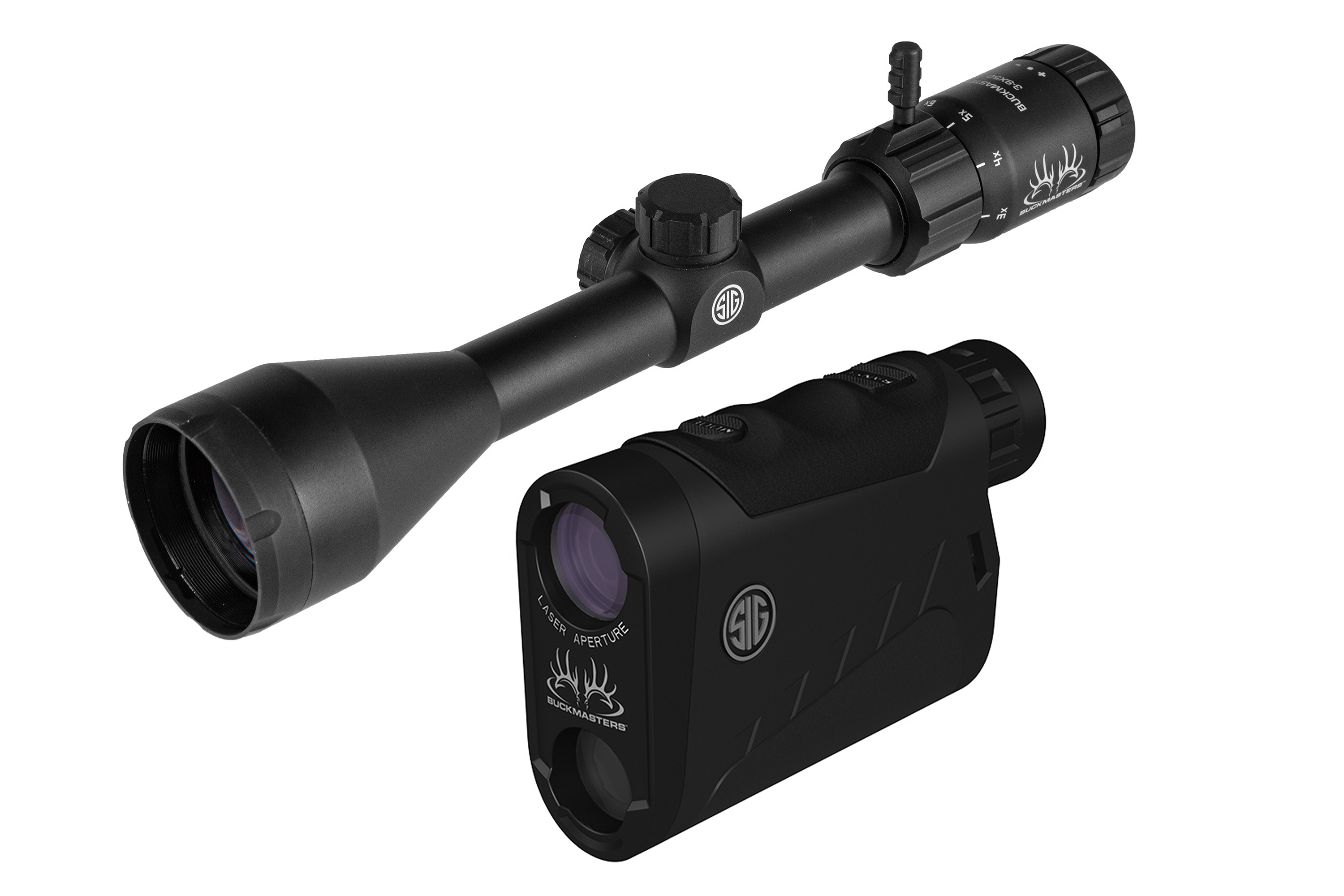 Sig Sauer BUCKMASTERS® 1500 Laser Entfernungsmesser + BUCKMASTERS® Zielfernrohr | 3-9x50