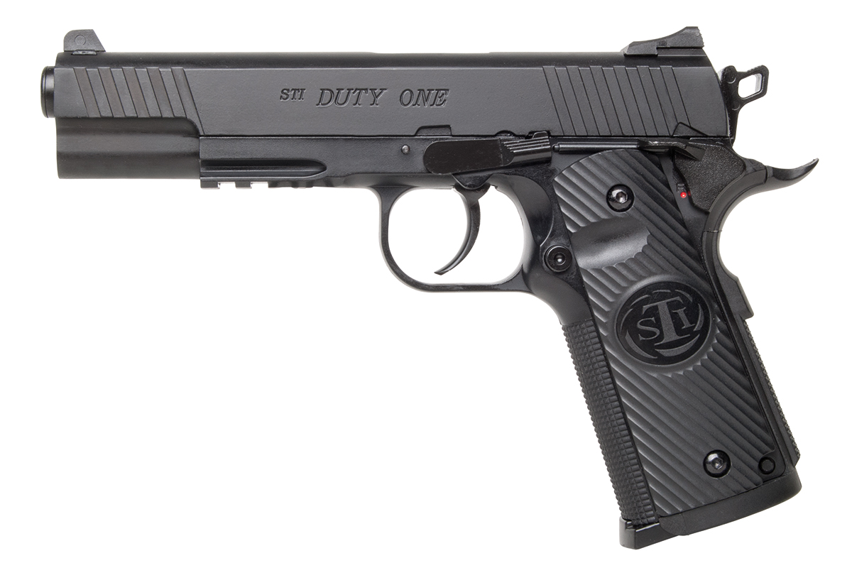 STI Duty One Schwarz 4,5mm BB - Druckluft Co2 BlowBack STI Duty One Schwarz 4,5mm BB - Druckluft Co2 BlowBack
