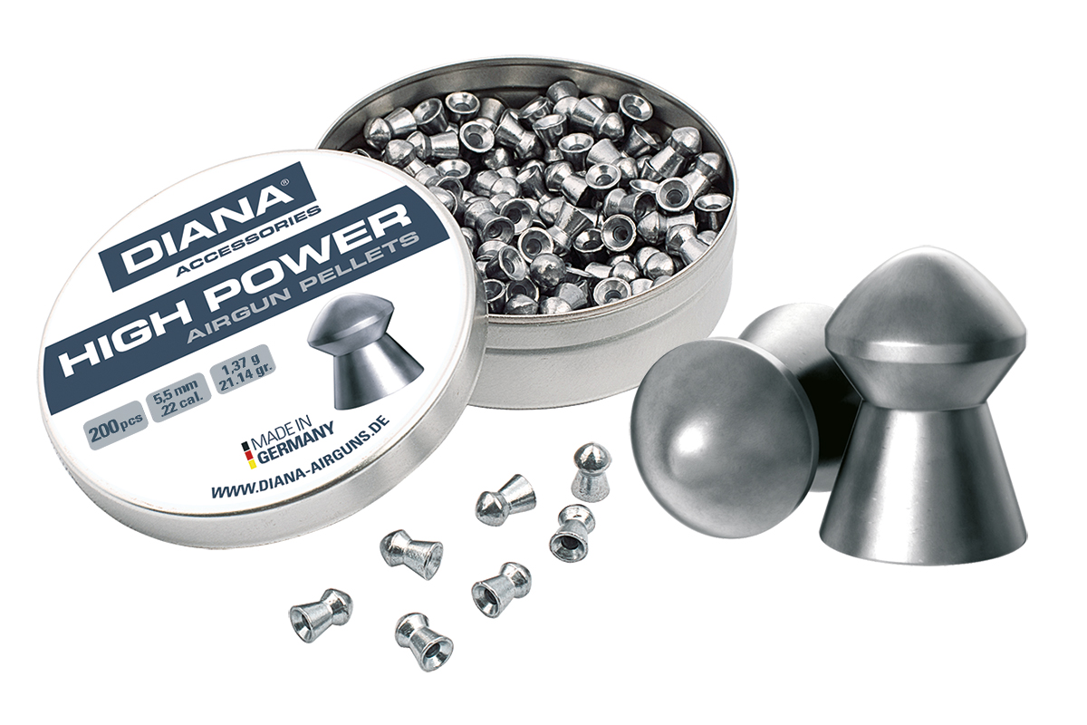 DIANA Rundkopf Diabolos glatt 5,5mm 200 Stück DIANA Rundkopf Diabolos glatt 5,5mm 200 Stück