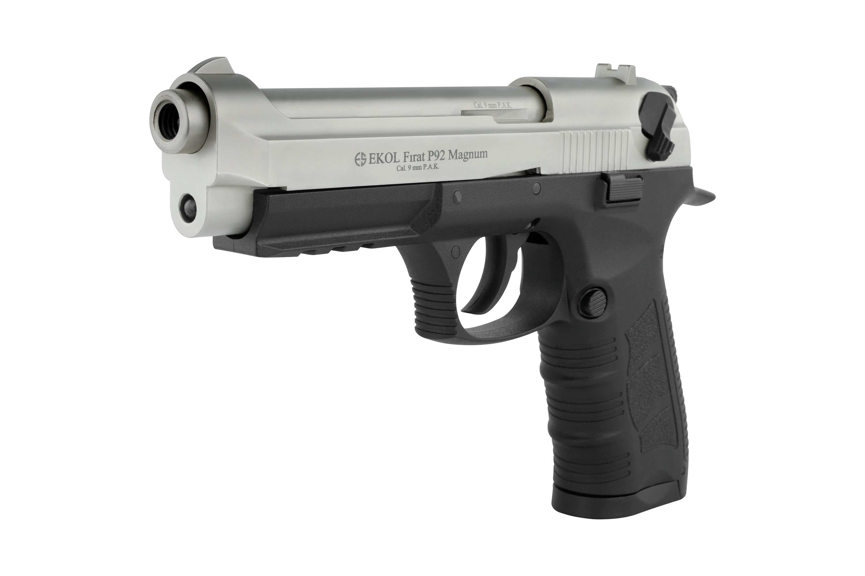 EKOL Firat P92 Magnum Nickel 9mm P.A.K. - Gas Signal