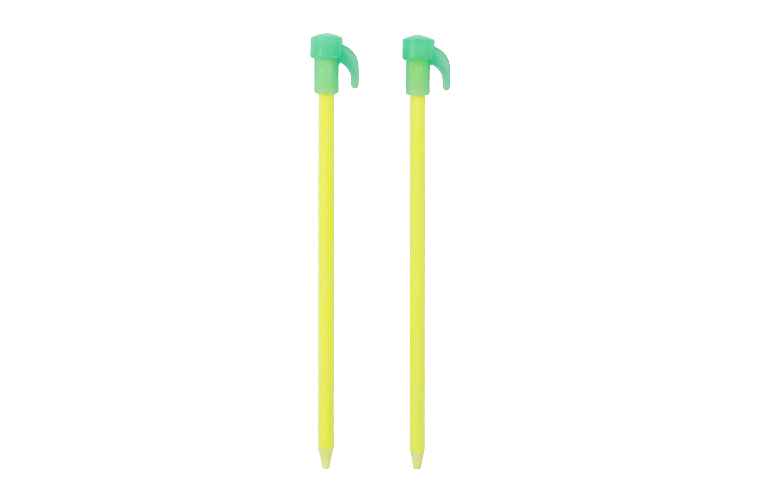 Highlander Forces Fluoreszierende Zeltheringe 20cm 6er Set Kunststoff