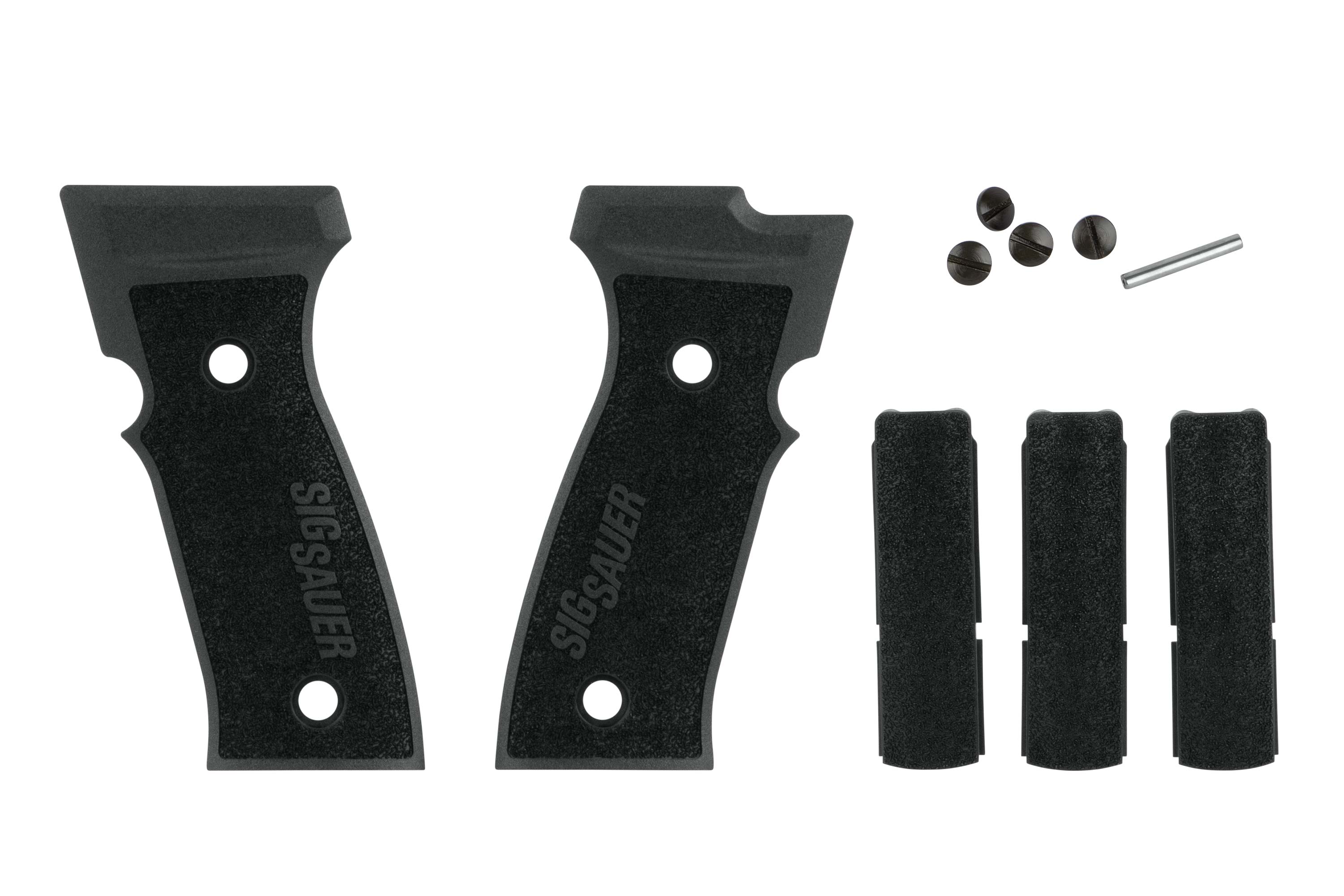 SIG SAUER P320 AXG Griffschale & Griffrücken Set Schwarz