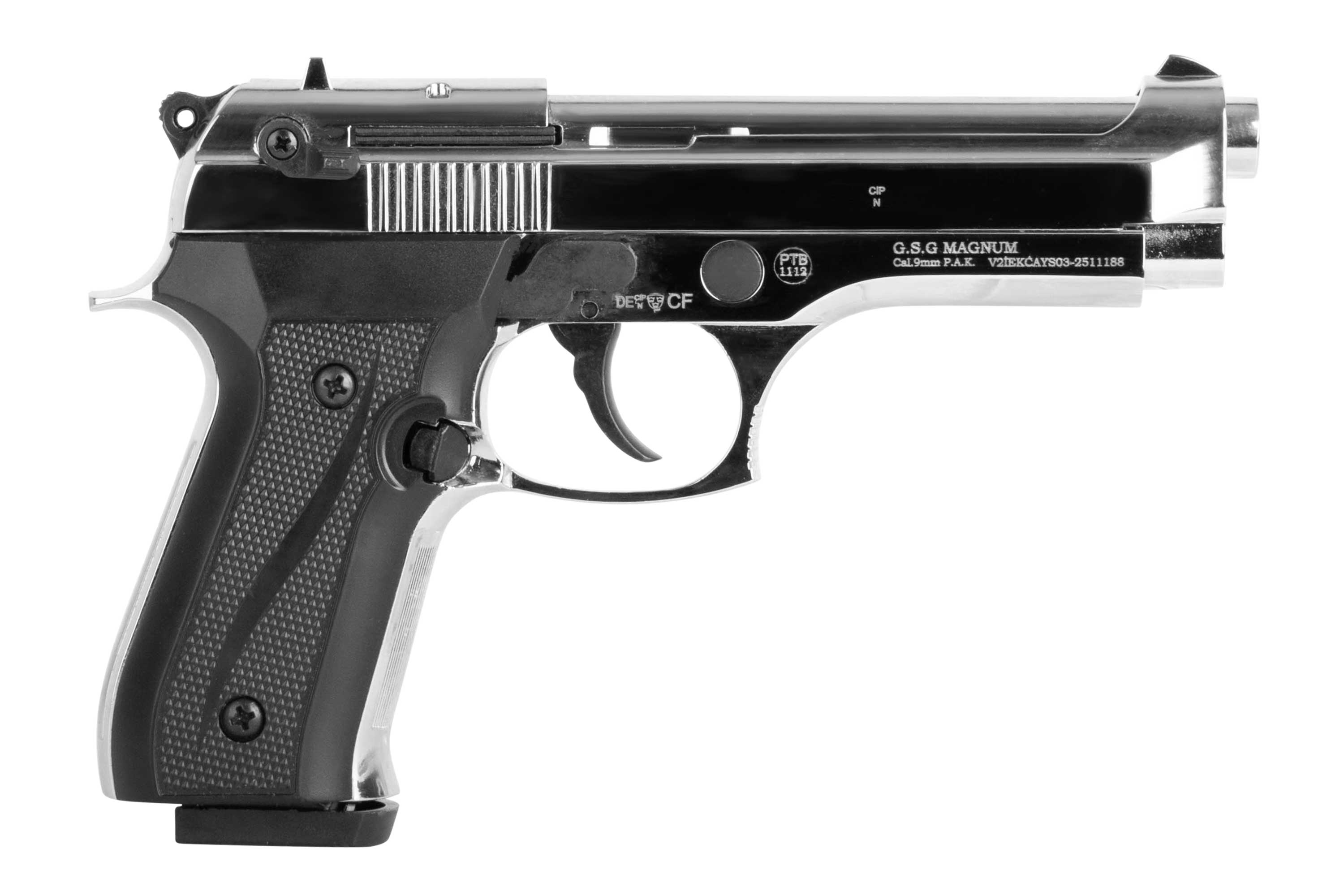 EKOL Firat Magnum Chrom 9mm P.A.K. - Gas Signal