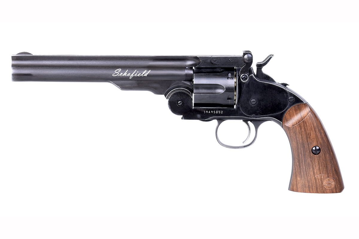 Schofield 6" Schwarz 6mm - Airsoft Co2 Non BlowBack Schofield 6" Schwarz 6mm - Airsoft Co2 Non BlowBack