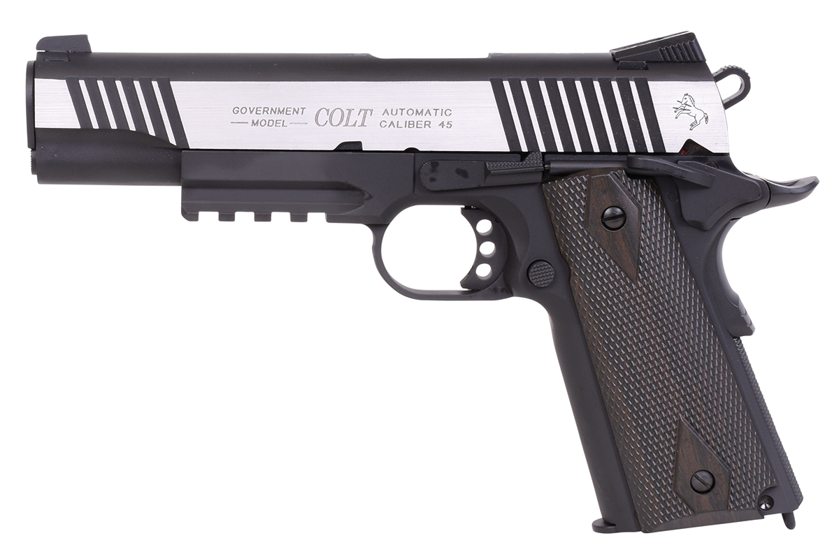 Colt 1911 Railgun Bicolor 6mm - Airsoft Co2 BlowBack