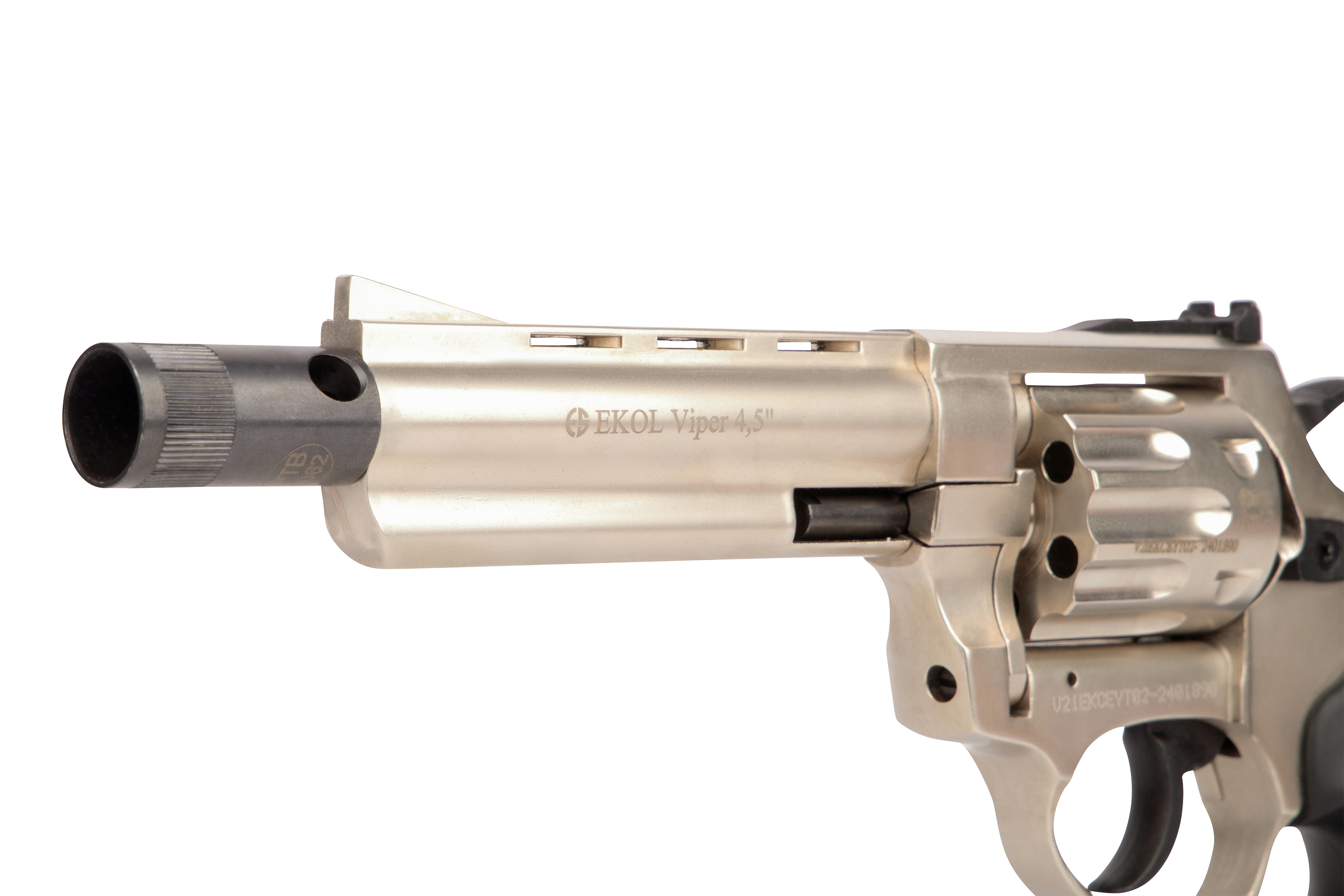 Ekol Viper 4,5'' Nickel 9 mm R. - Gas-Signal