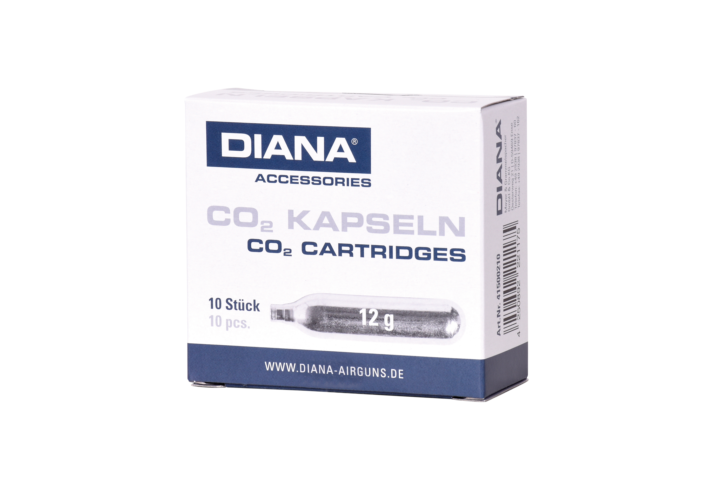 DIANA Co2 Kapseln 10 Stück DIANA Co2 Kapseln 10 Stück