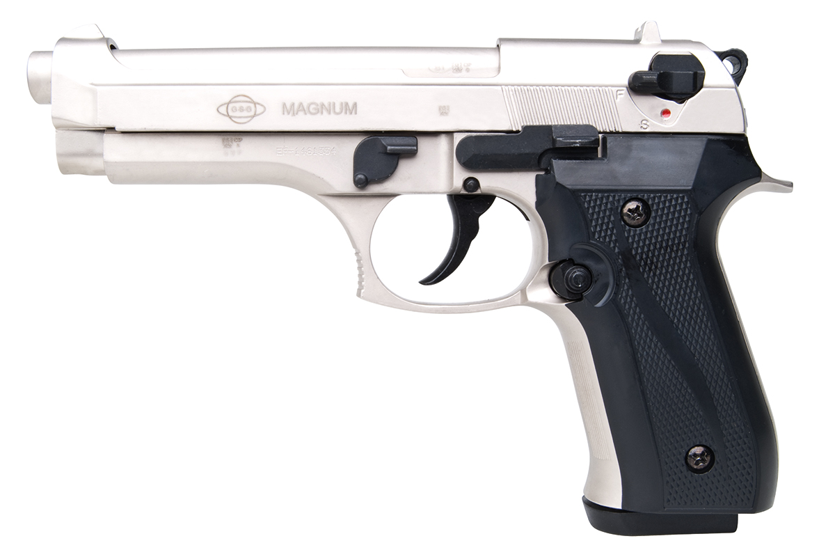 EKOL Firat Magnum Nickel 9mm P.A.K. - Gas Signal EKOL Firat Magnum Nickel 9mm P.A.K. - Gas Signal