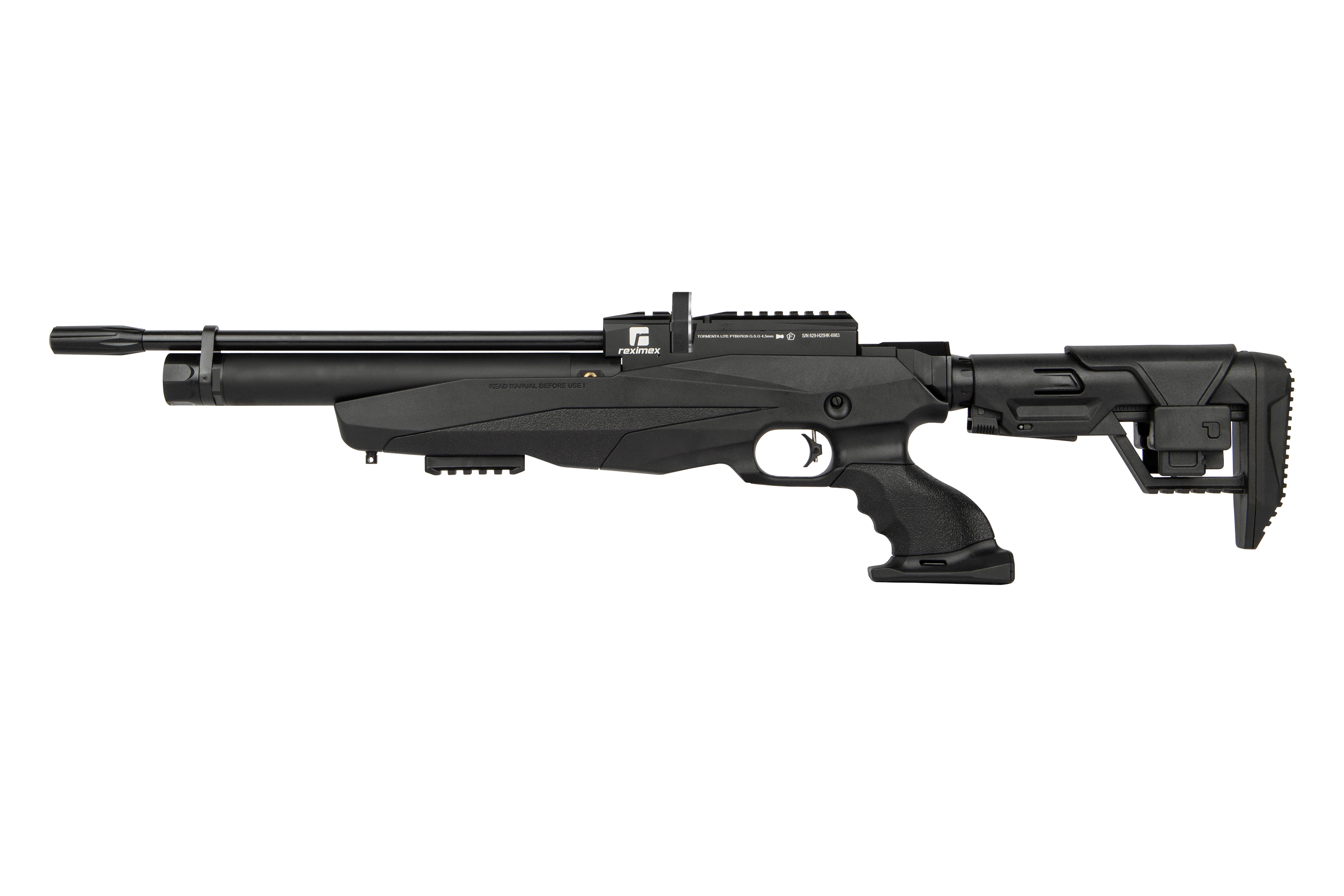 Reximex Tormenta Lite Schwarz 4,5mm - Druckluft Pressluft | PCP