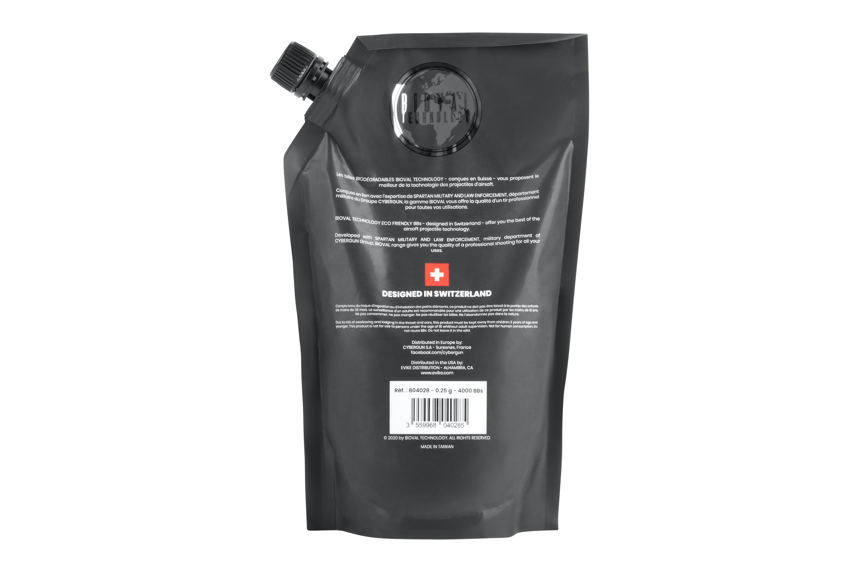 GSG Bioval 6 mm BIO BBs Weiß 0,25 g 4.000 Stück
