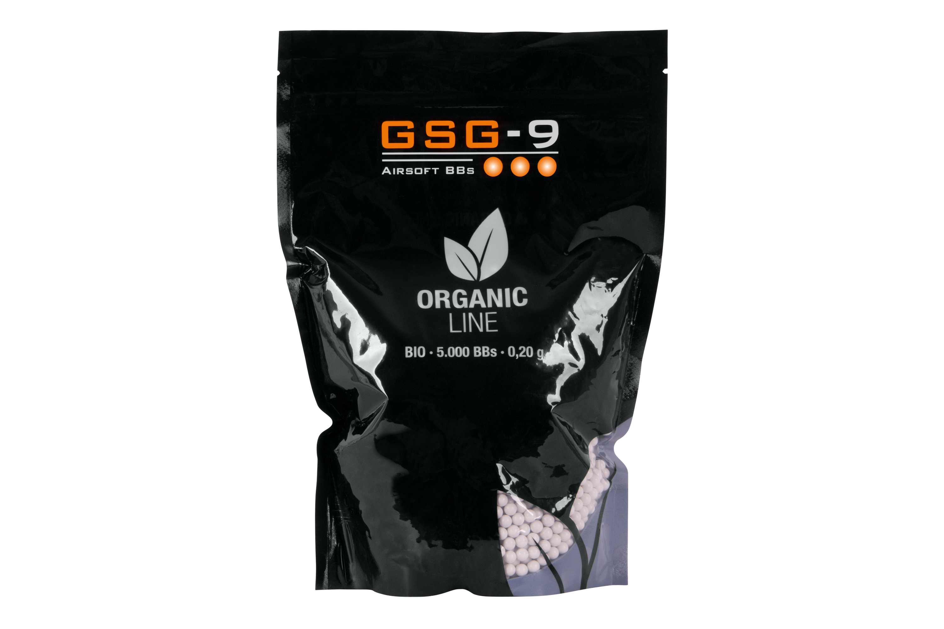 GSG-9 Organic Line 6 mm BIO BBs Weiß 0,20 g 5.000 Stück GSG-9 Organic Line 6 mm BIO BBs Weiß 0,20 g 5.000 Stück