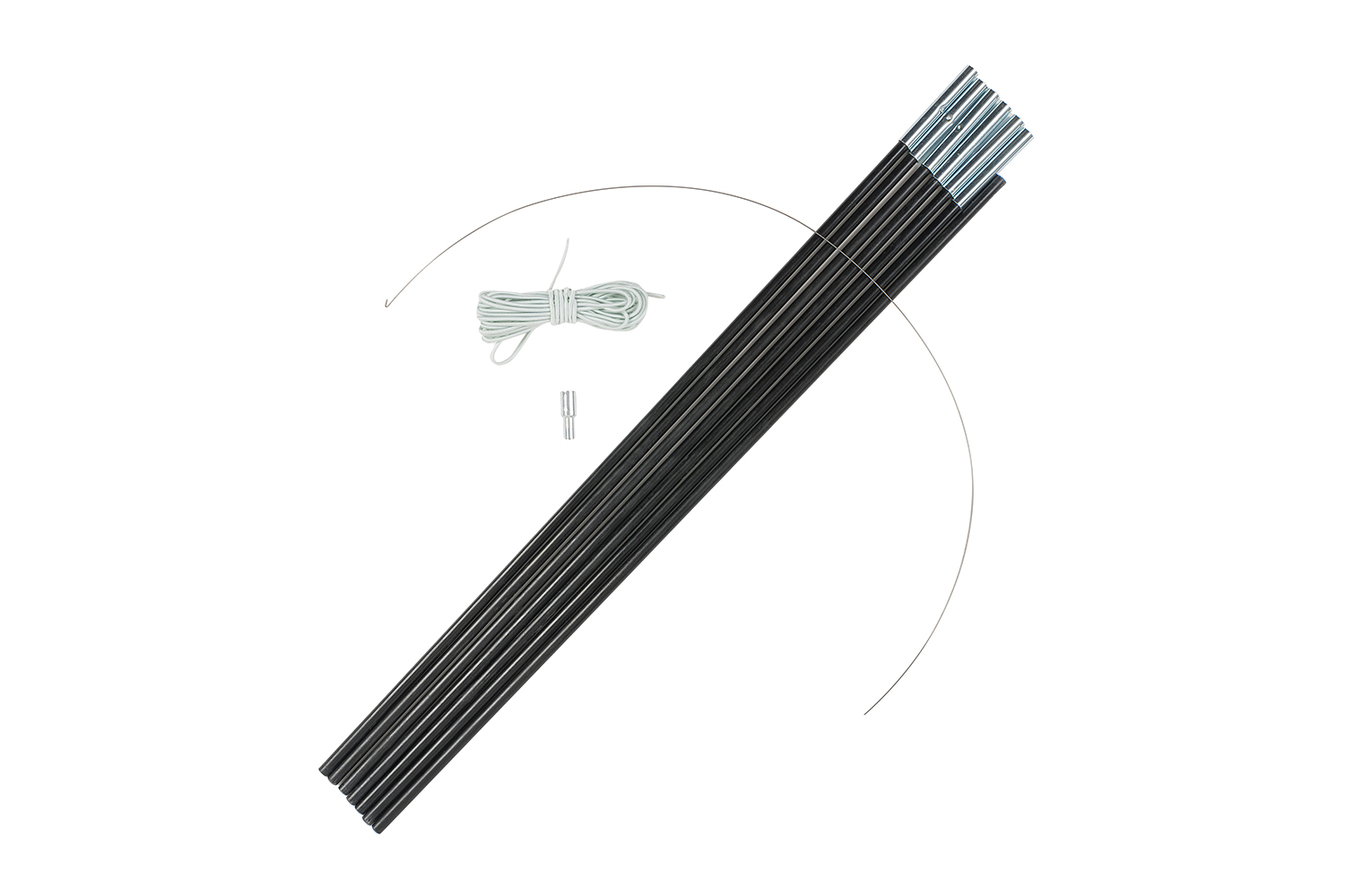 Highlander Forces Zeltstangen 11 mm 9er Set Fiberglas