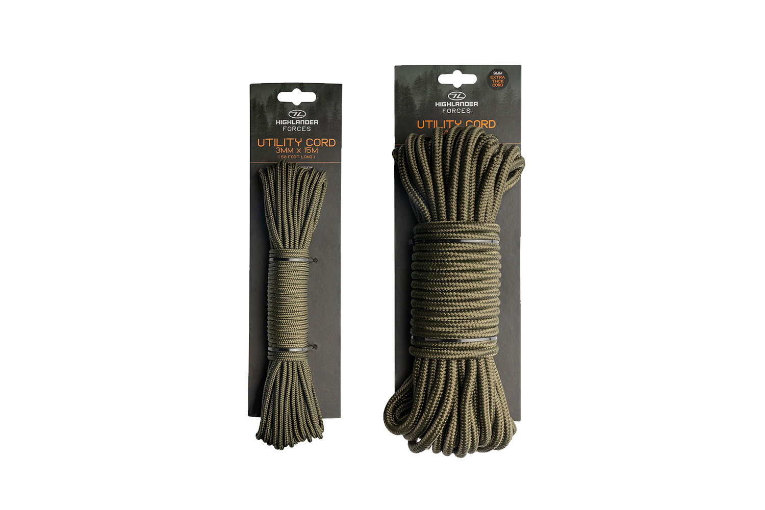 Highlander Forces Mehrzweckschnur 3mm x 15m Oliv