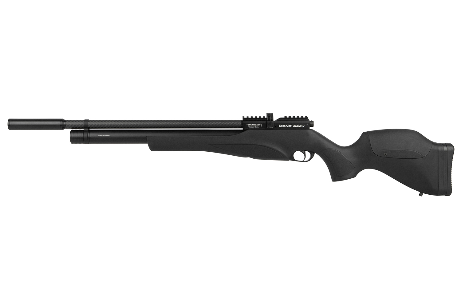 DIANA outlaw black 6,35mm - Druckluft Pressluft | PCP